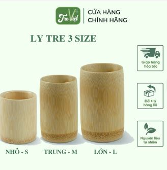 Ly tre 3 size - Tre Việt - Công Ty TNHH Sản Xuất Thương Mại Xuất Nhập Khẩu Khai Nguyên